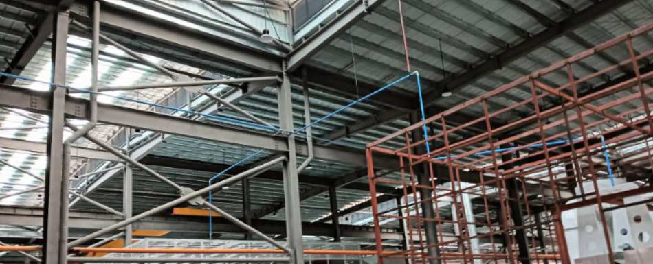 福斯特車間壓縮空氣管道