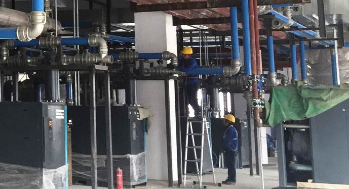 福斯特空壓機(jī)管道安裝